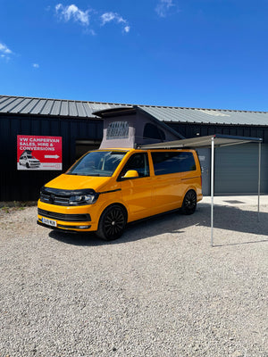 VW Highline T6 Campervan in Yellow