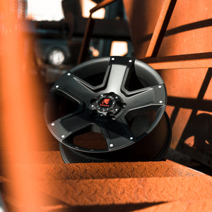 Tomahawk Outlaw alloy wheels in Matt Black