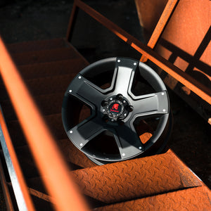Tomahawk Outlaw alloy wheels in Matt Black