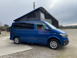 Ex Demo -  T6.1 Highline Campervan 2022 (72 plate) - Ravenna blue