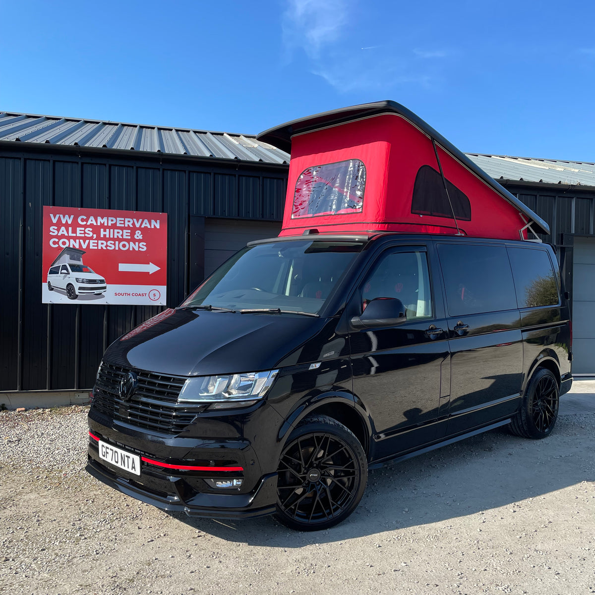 T6.1 Highline Campervan 2020 (70 plate) - Black