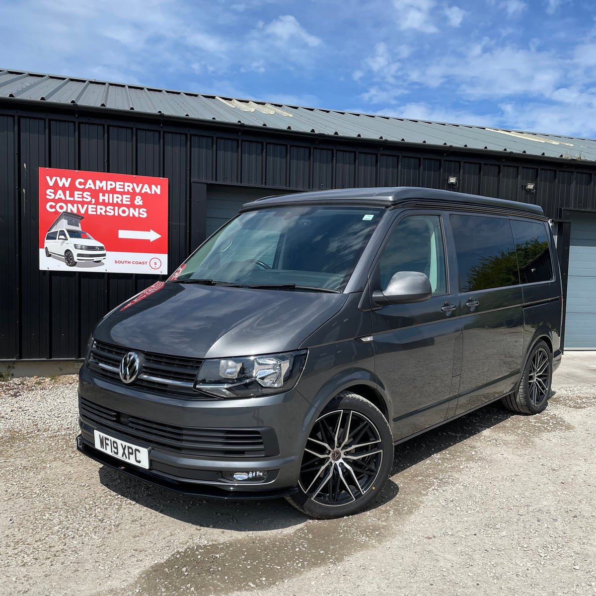 T6 Highline Campervan 2019 with Tailgate in Indium Grey