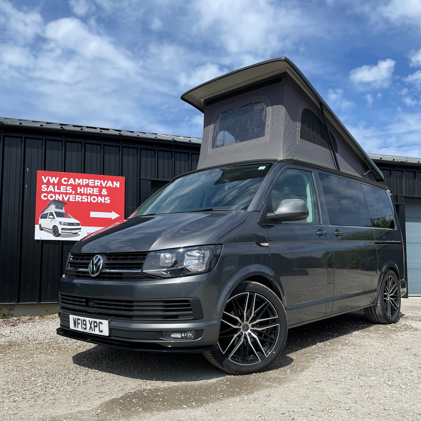 T6 Highline Campervan 2019 with Tailgate in Indium Grey
