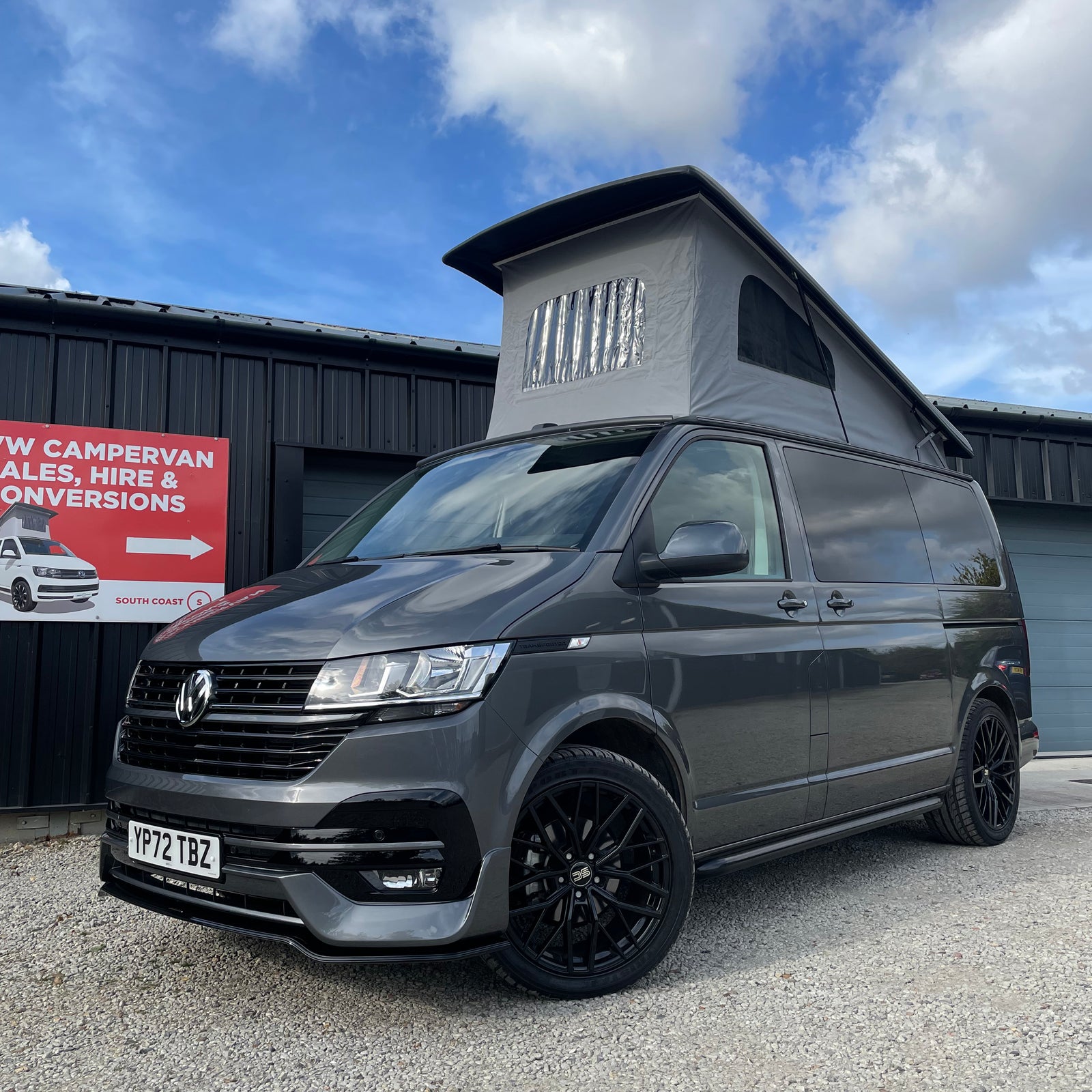 T6.1 Highline Campervan 2022 (72 plate) - Indium Grey with very low mileage