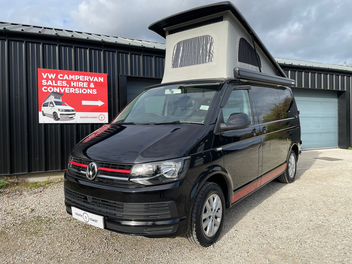 T6 SWB Trendline Campervan 2018 with air con - Black