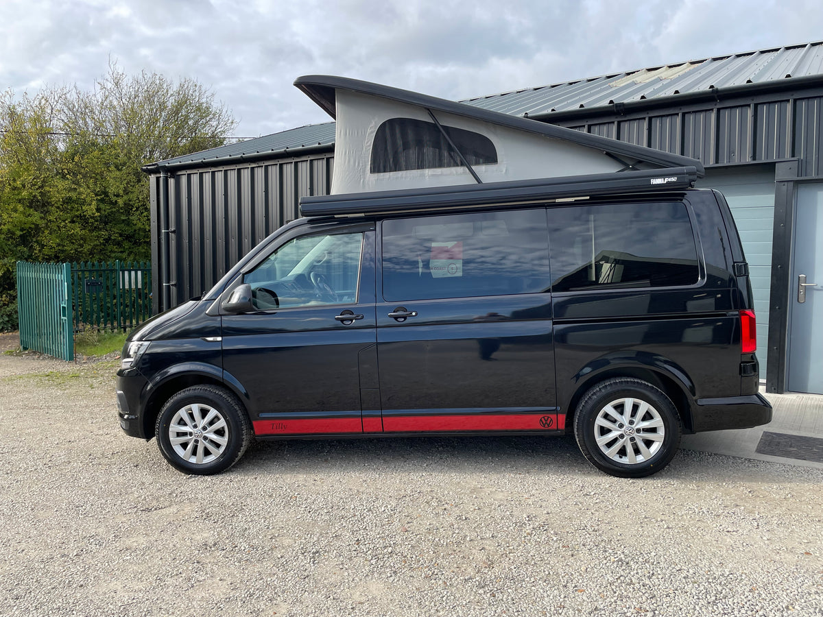 T6 SWB Trendline Campervan 2018 with air con - Black