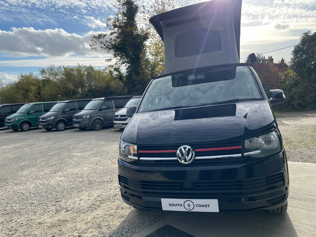 T6 SWB Trendline Campervan 2018 with air con - Black