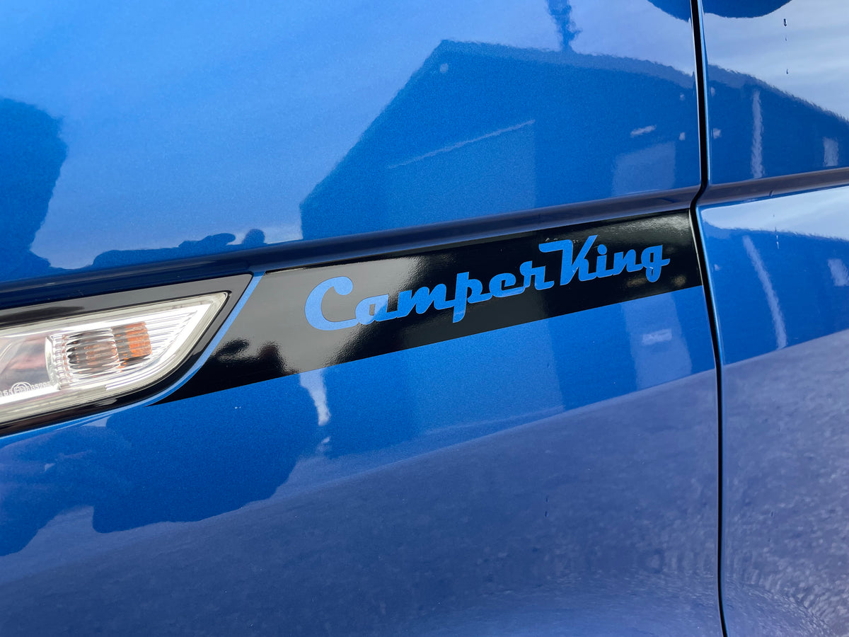 T6.1 Highline - CamperKing conversion 2024 Ravenna Blue SWB Le Mans Campervan