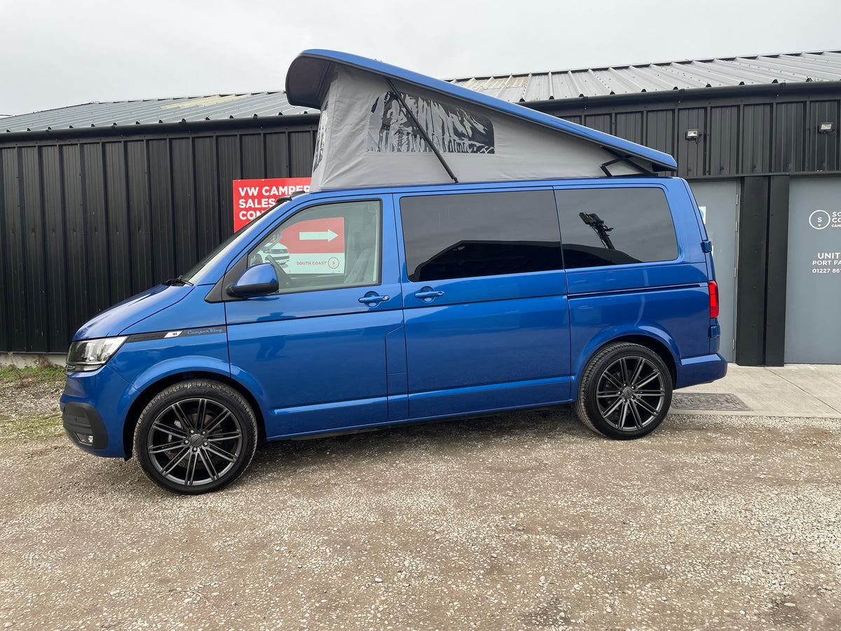 T6.1 Highline - CamperKing conversion 2024 Ravenna Blue SWB Le Mans Campervan