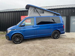 T6.1 Highline - CamperKing conversion 2024 Ravenna Blue SWB Le Mans Campervan
