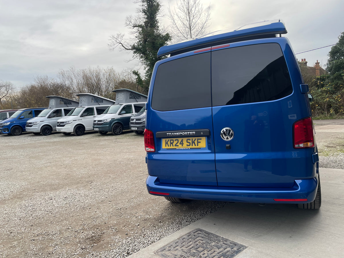T6.1 Highline - CamperKing conversion 2024 Ravenna Blue SWB Le Mans Campervan