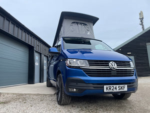 T6.1 Highline - CamperKing conversion 2024 Ravenna Blue SWB Le Mans Campervan