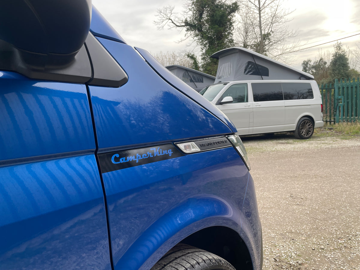 T6.1 Highline - CamperKing conversion 2024 Ravenna Blue SWB Le Mans Campervan