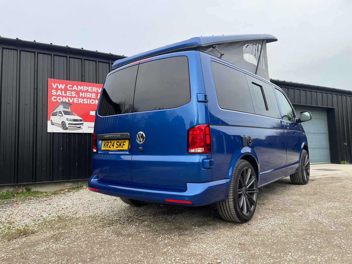 T6.1 Highline - CamperKing conversion 2024 Ravenna Blue SWB Le Mans Campervan