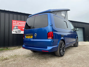 T6.1 Highline - CamperKing conversion 2024 Ravenna Blue SWB Le Mans Campervan