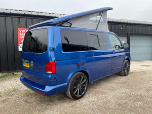 T6.1 Highline - CamperKing conversion 2024 Ravenna Blue SWB Le Mans Campervan