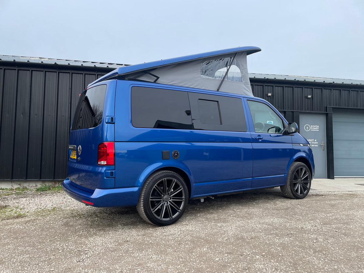 T6.1 Highline - CamperKing conversion 2024 Ravenna Blue SWB Le Mans Campervan