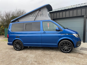 T6.1 Highline - CamperKing conversion 2024 Ravenna Blue SWB Le Mans Campervan