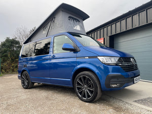 T6.1 Highline - CamperKing conversion 2024 Ravenna Blue SWB Le Mans Campervan