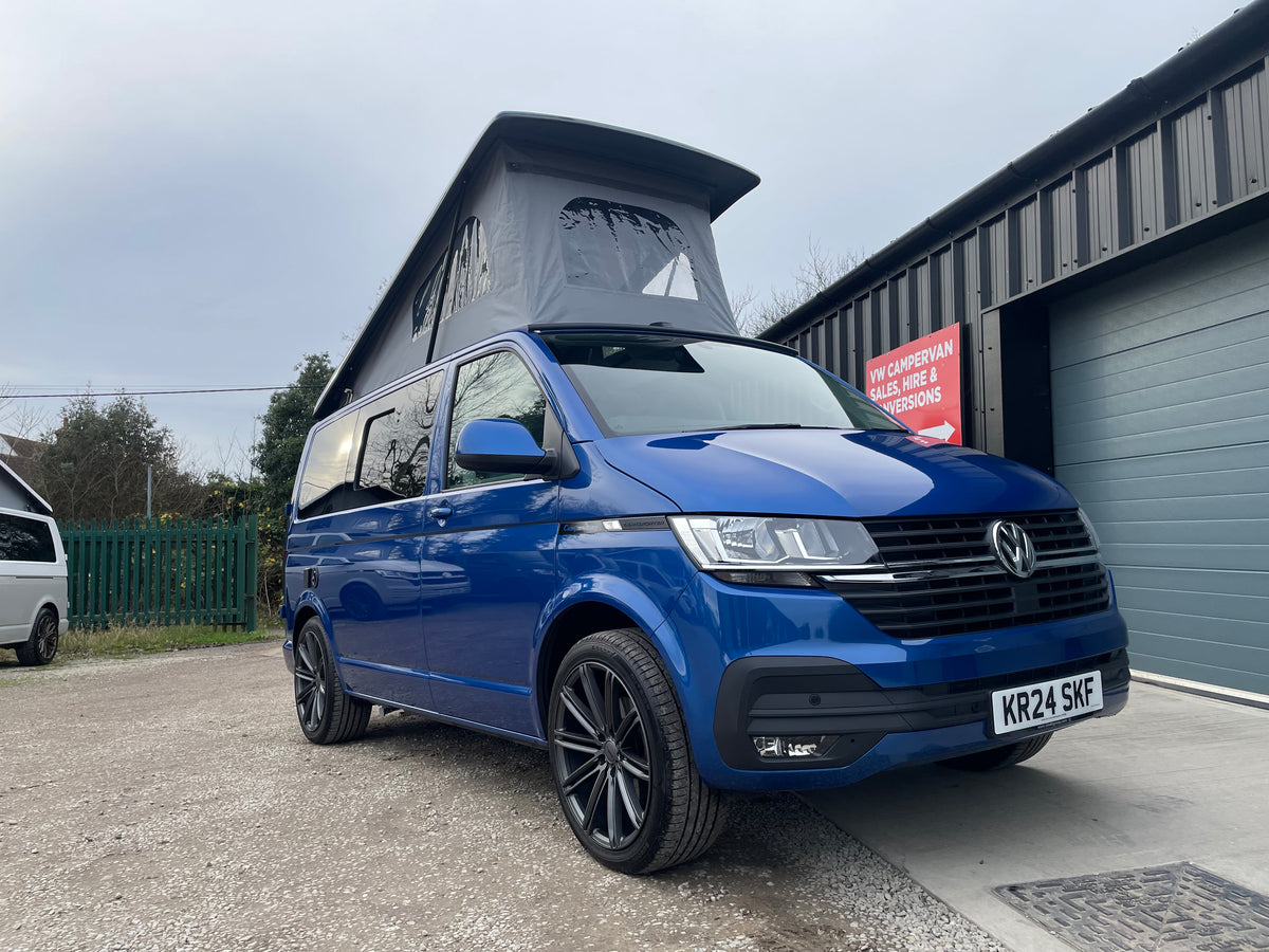 T6.1 Highline - CamperKing conversion 2024 Ravenna Blue SWB Le Mans Campervan