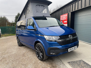 T6.1 Highline - CamperKing conversion 2024 Ravenna Blue SWB Le Mans Campervan