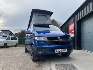 T6.1 Highline - CamperKing conversion 2024 Ravenna Blue SWB Le Mans Campervan