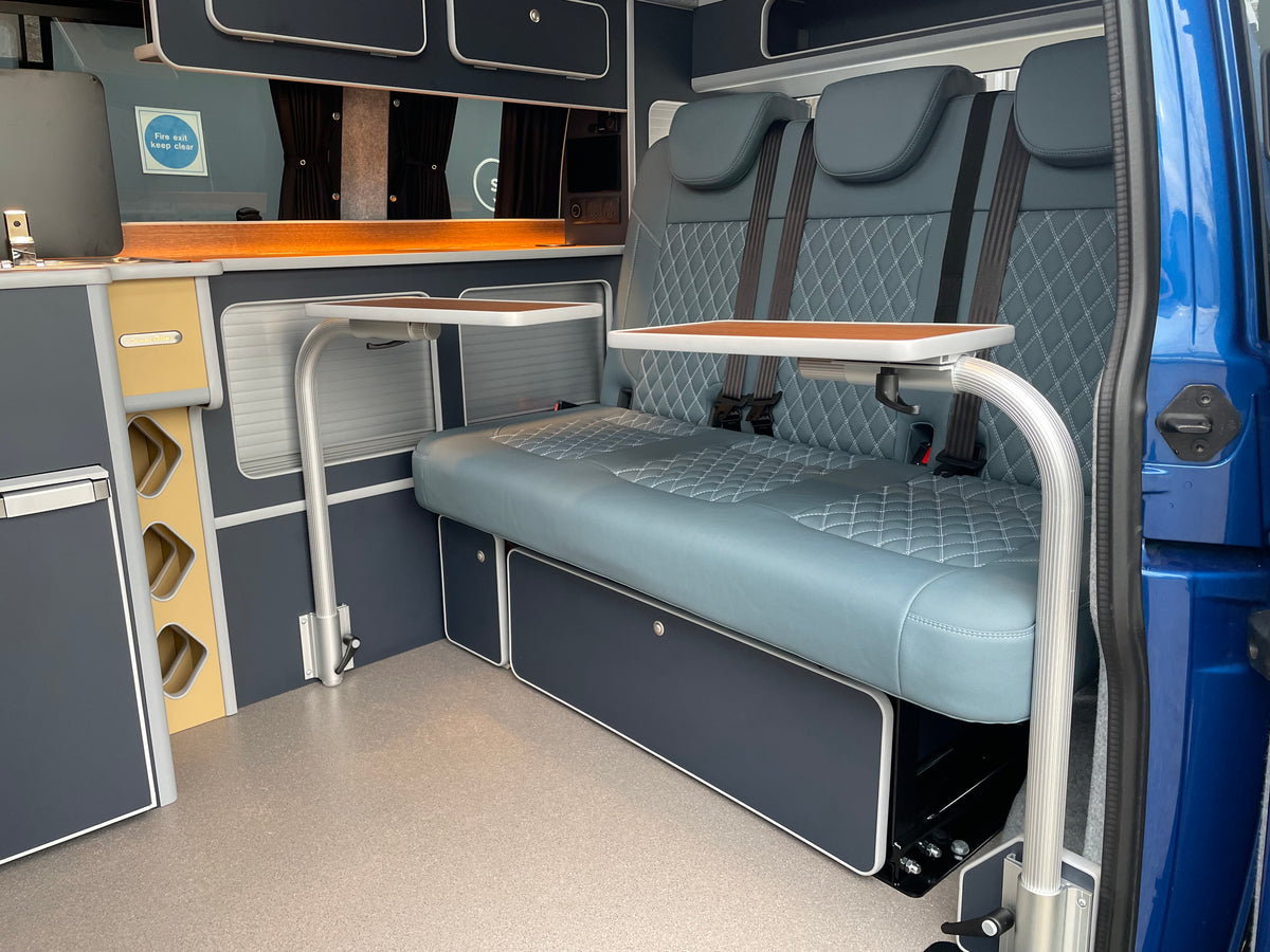 T6.1 Highline - CamperKing conversion 2024 Ravenna Blue SWB Le Mans Campervan
