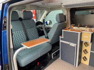 T6.1 Highline - CamperKing conversion 2024 Ravenna Blue SWB Le Mans Campervan
