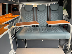 T6.1 Highline - CamperKing conversion 2024 Ravenna Blue SWB Le Mans Campervan