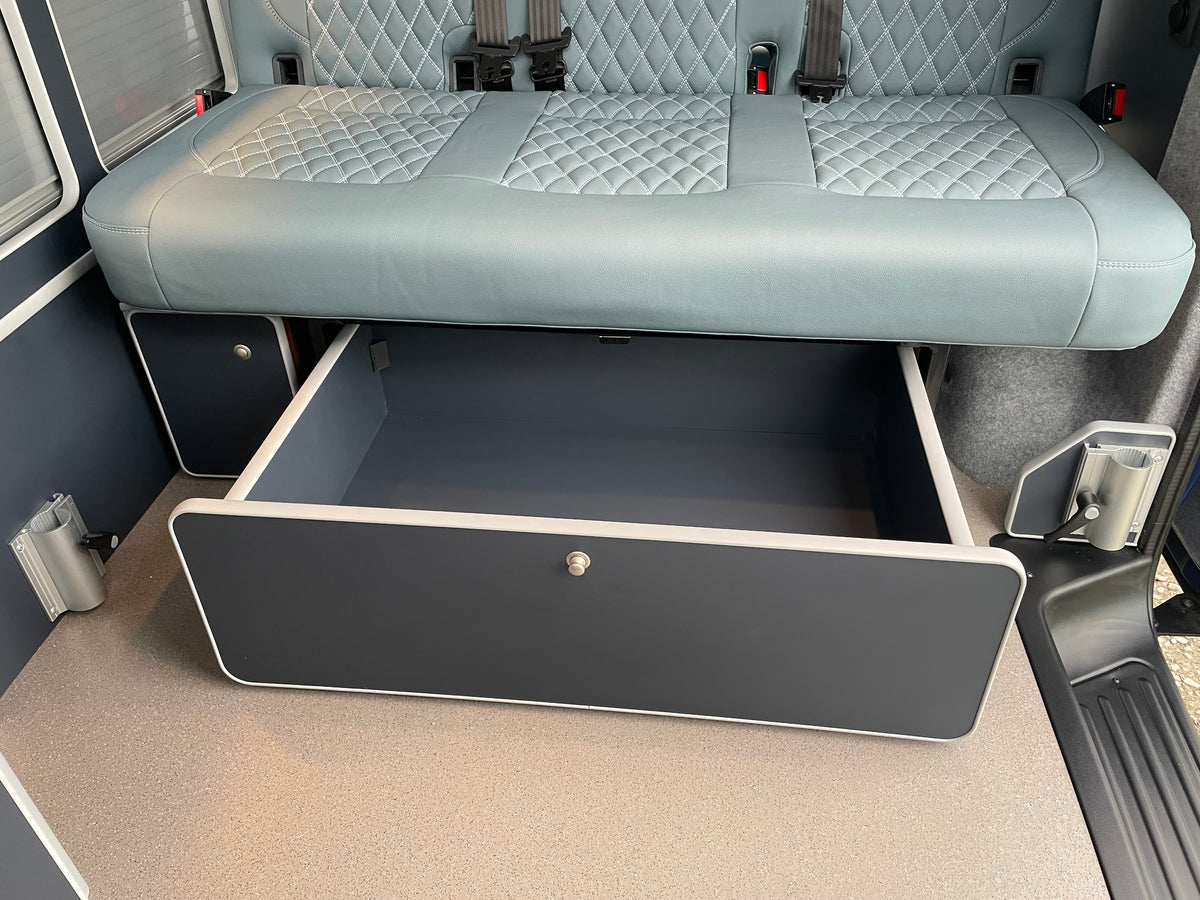 T6.1 Highline - CamperKing conversion 2024 Ravenna Blue SWB Le Mans Campervan