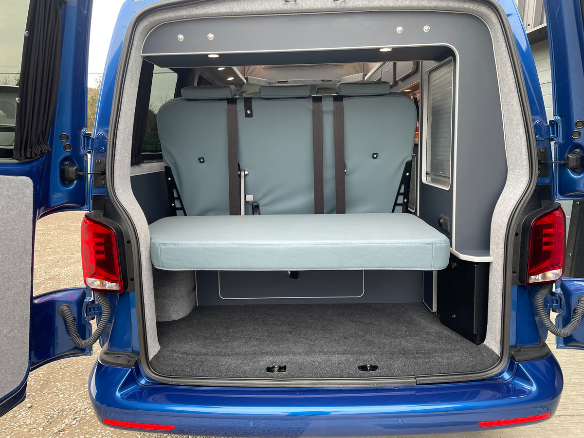 T6.1 Highline - CamperKing conversion 2024 Ravenna Blue SWB Le Mans Campervan