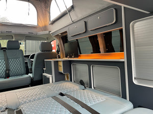 T6.1 Highline - CamperKing conversion 2024 Ravenna Blue SWB Le Mans Campervan