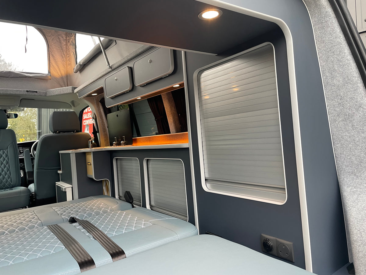 T6.1 Highline - CamperKing conversion 2024 Ravenna Blue SWB Le Mans Campervan