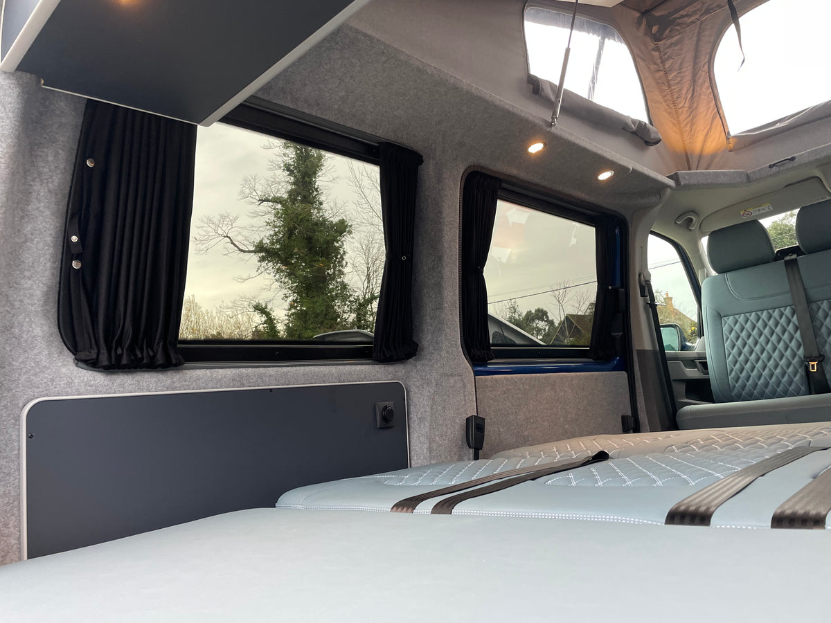 T6.1 Highline - CamperKing conversion 2024 Ravenna Blue SWB Le Mans Campervan