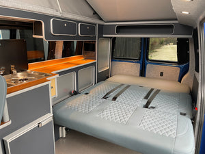 T6.1 Highline - CamperKing conversion 2024 Ravenna Blue SWB Le Mans Campervan