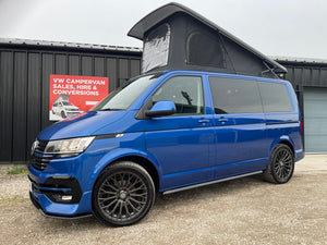 T6.1 Highline Campervan 2021 (21 plate) - Ravenna Blue with LV-S Front splitter SC conversion