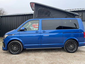 T6.1 Highline Campervan 2021 (21 plate) - Ravenna Blue with LV-S Front splitter SC conversion
