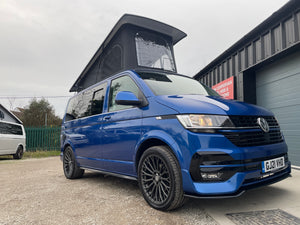 T6.1 Highline Campervan 2021 (21 plate) - Ravenna Blue with LV-S Front splitter SC conversion