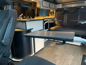 2024 T6.1 LWB - CamperKing conversion - Candy White & Ascot Grey Santorini Campervan