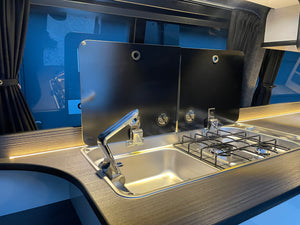 2024 T6.1 LWB - CamperKing conversion - Candy White & Ascot Grey Santorini Campervan