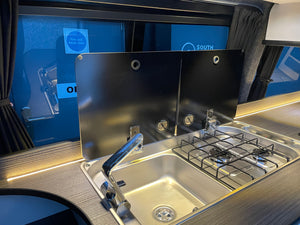 2024 T6.1 LWB - CamperKing conversion - Candy White & Ascot Grey Santorini Campervan