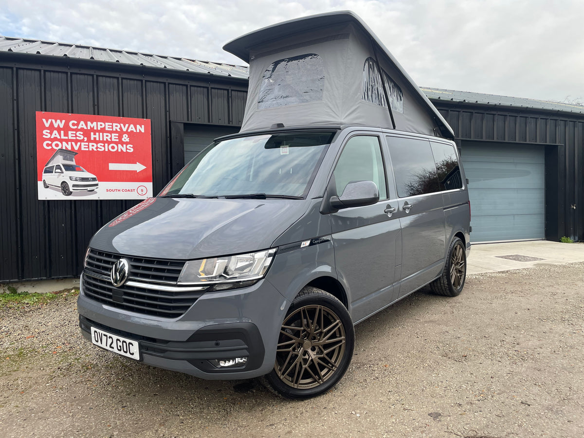 2022 VW Transporter T6.1 Pure Grey SWB Monte Carlo CamperKing Conversion