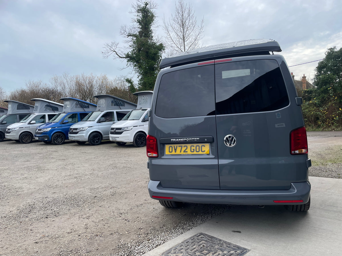 2022 VW Transporter T6.1 Pure Grey SWB Monte Carlo CamperKing Conversion