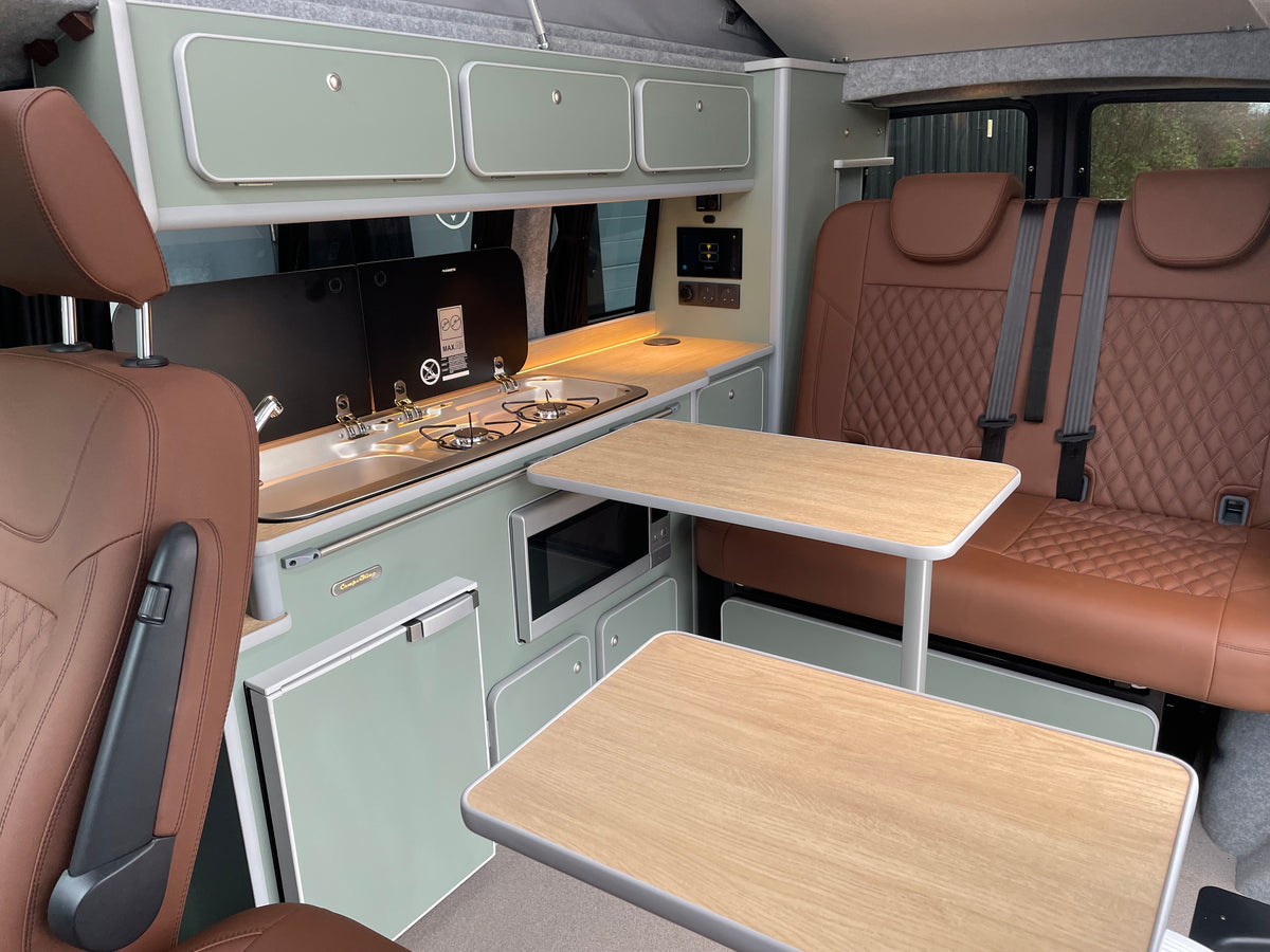 2022 VW Transporter T6.1 Pure Grey SWB Monte Carlo CamperKing Conversion