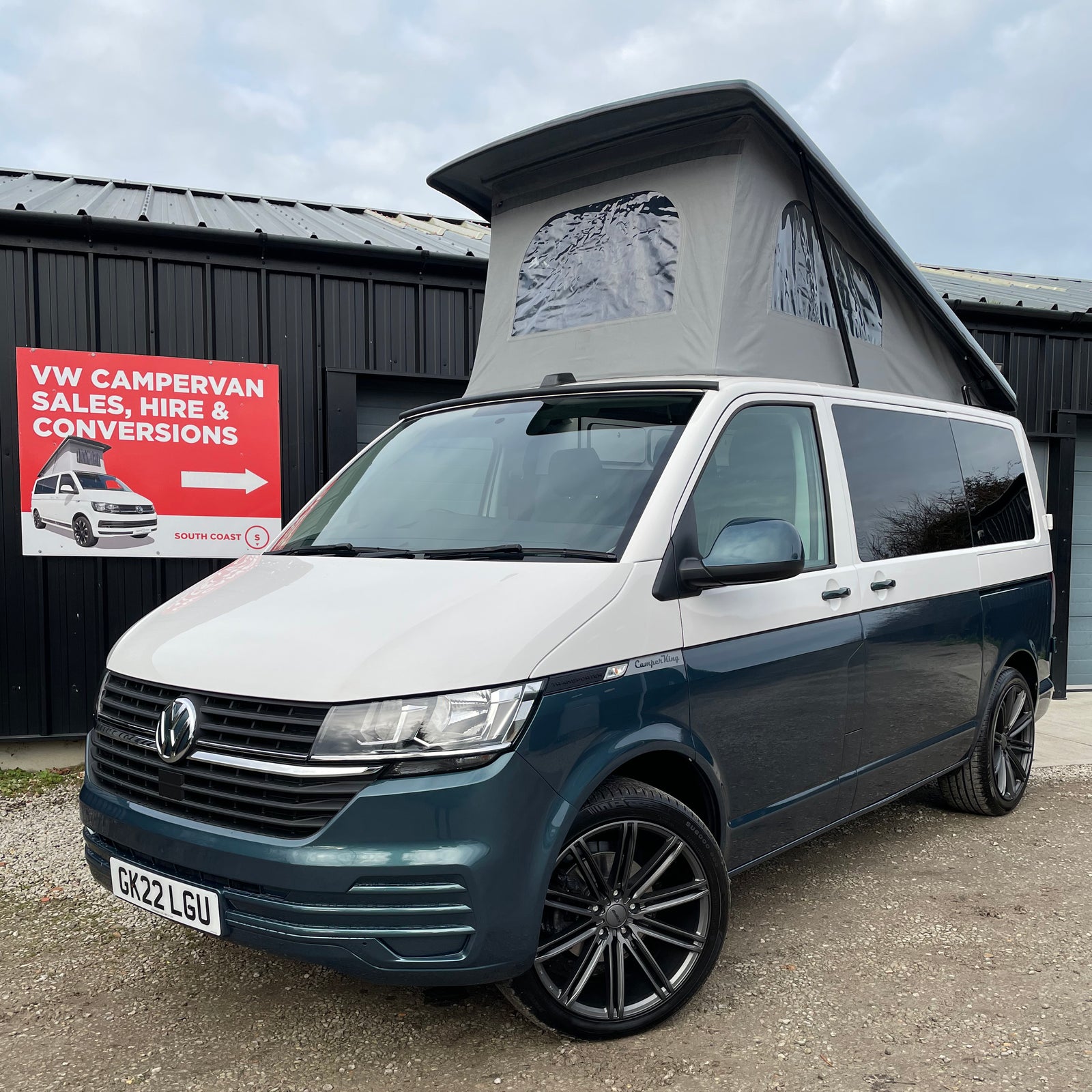 2022 VW Transporter T6.1 Candy White SWB St Tropez CamperKing Conversion