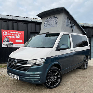 2022 VW Transporter T6.1 Candy White SWB St Tropez CamperKing Conversion