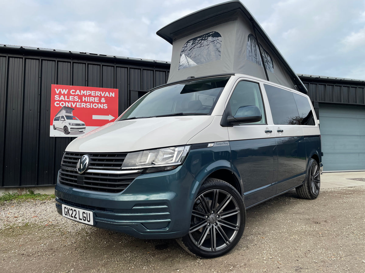 2022 VW Transporter T6.1 Candy White SWB St Tropez CamperKing Conversion