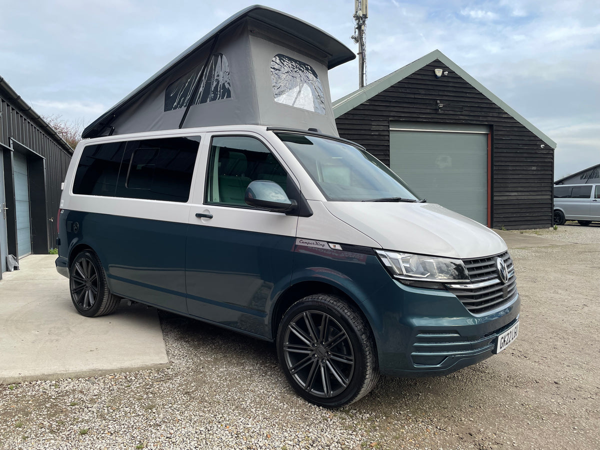 2022 VW Transporter T6.1 Candy White SWB St Tropez CamperKing Conversion