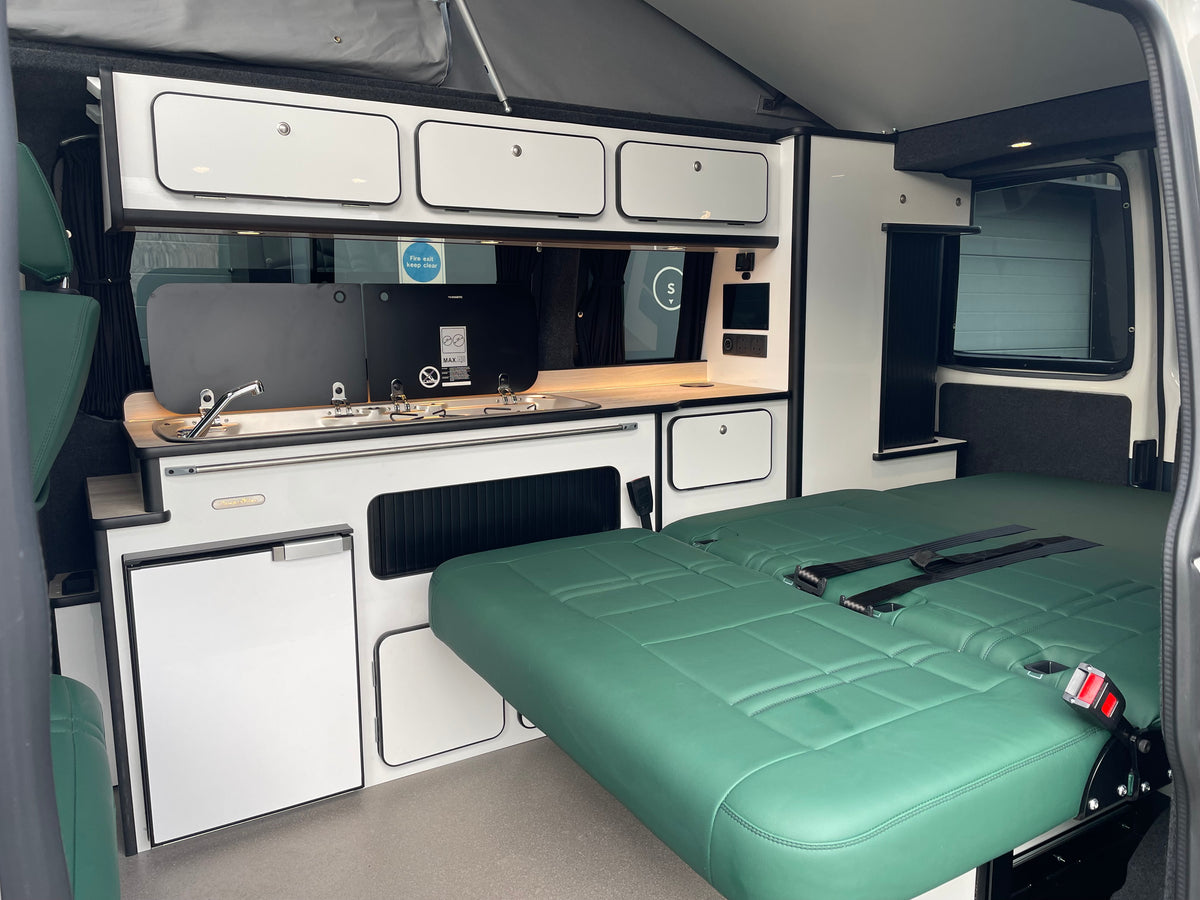 2022 VW Transporter T6.1 Candy White SWB St Tropez CamperKing Conversion