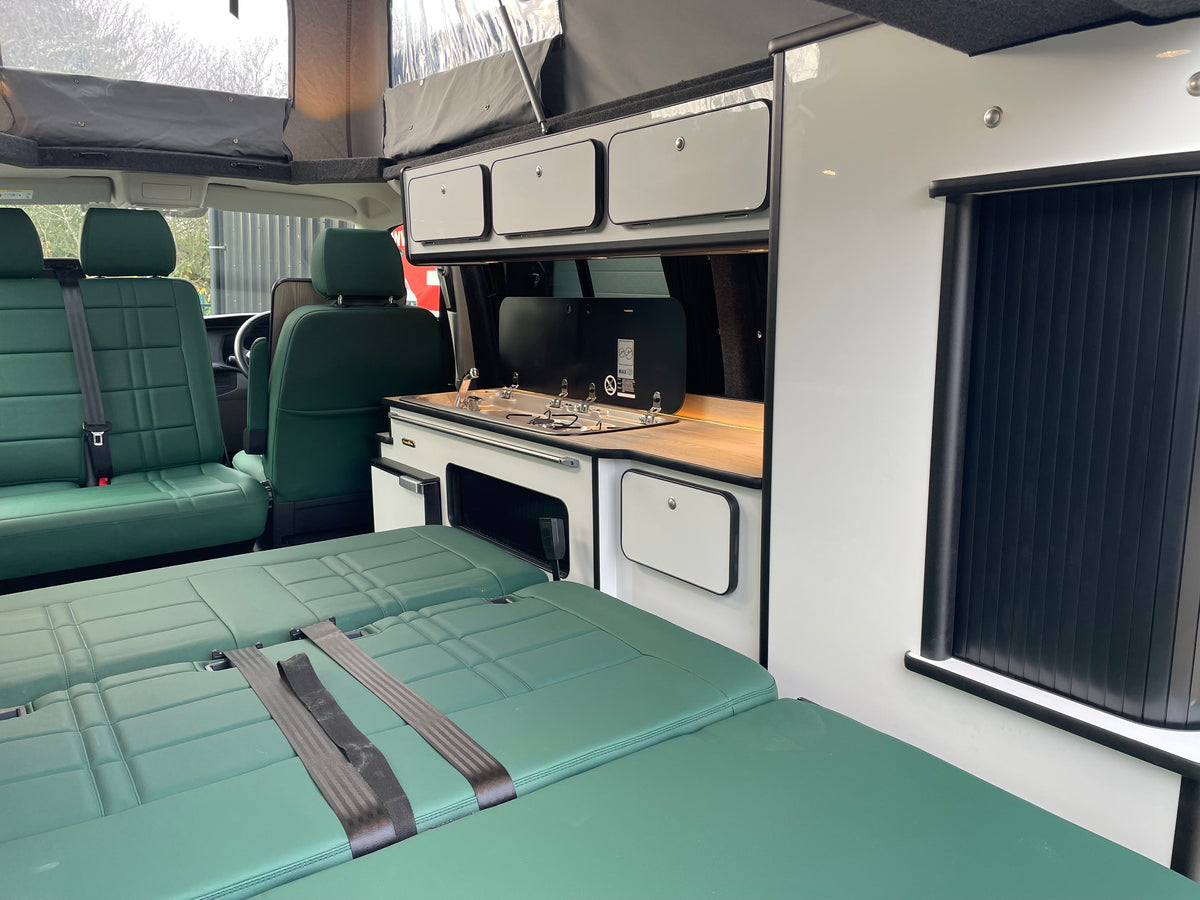 2022 VW Transporter T6.1 Candy White SWB St Tropez CamperKing Conversion